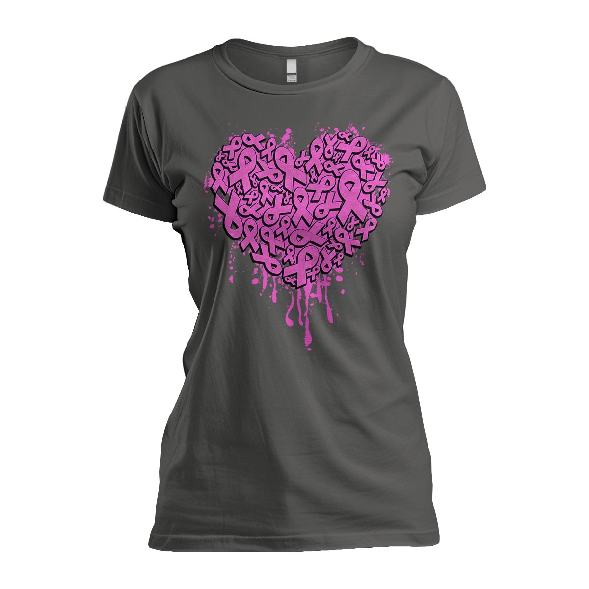 Breast Cancer Awareness: Heart - Women&#39;s Relaxed Fit