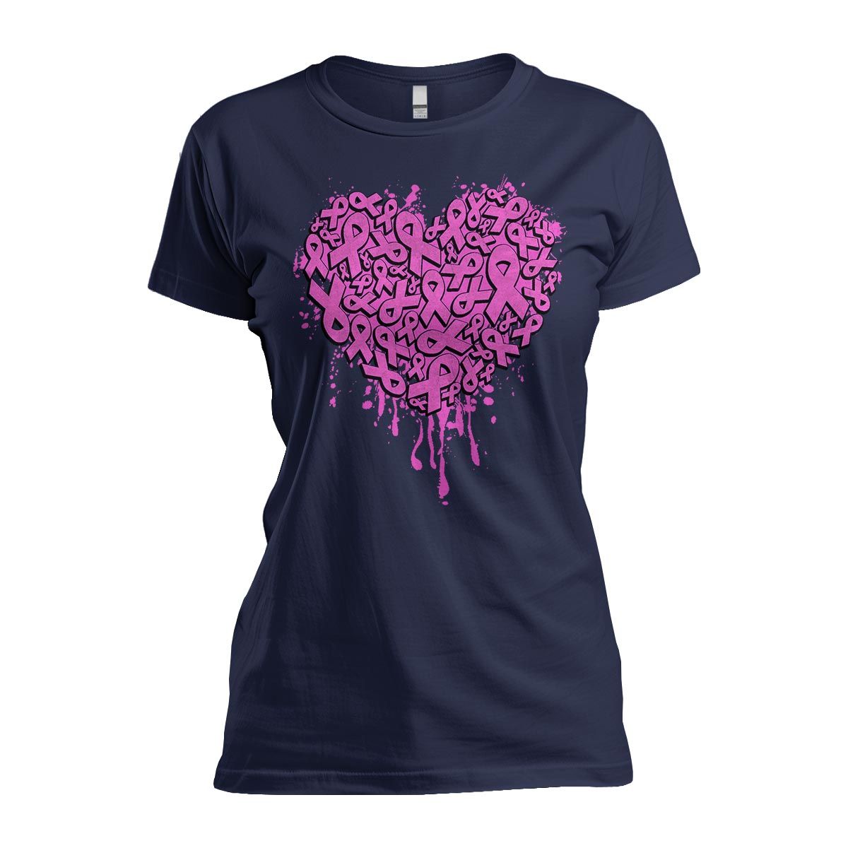 Breast Cancer Awareness: Heart - Women&#39;s Relaxed Fit