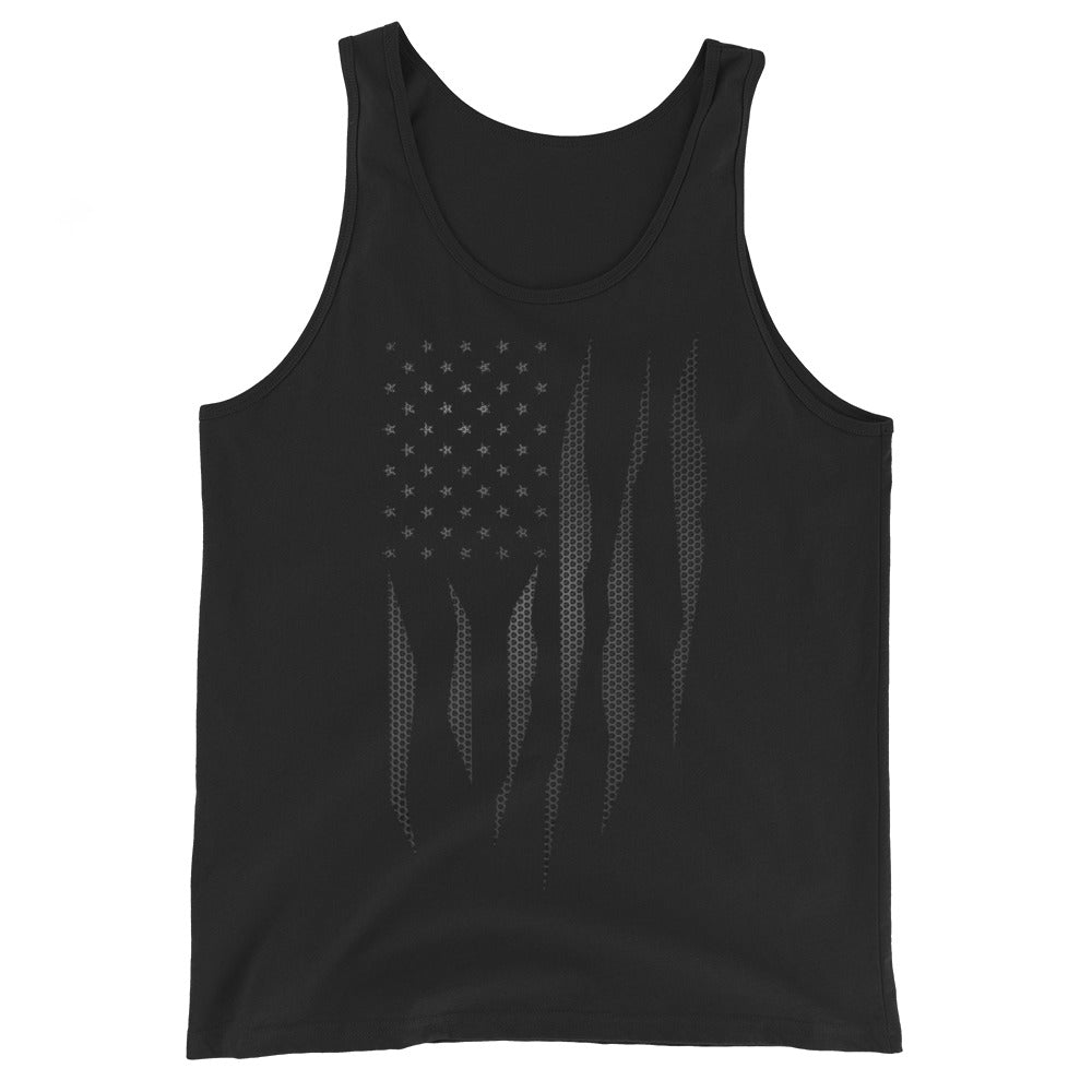 Carbon Onyx American Flag Tank