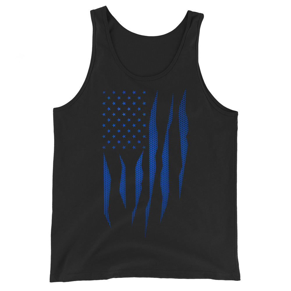 Blue Carbon Onyx American Flag Tank
