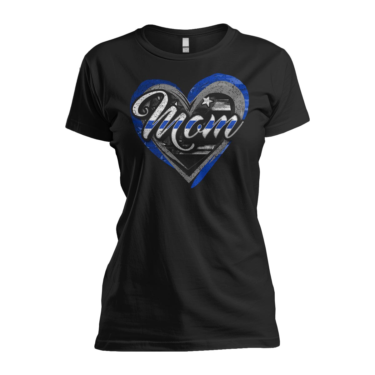 Police Mom Heart - Women&#39;s Relaxed Fit
