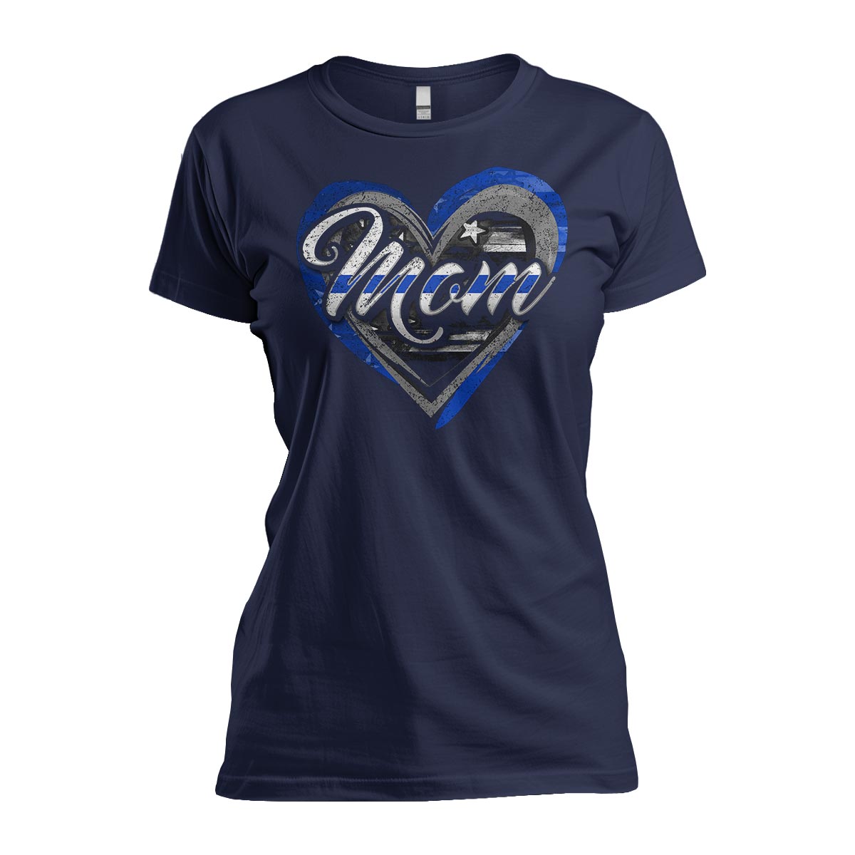 Police Mom Heart - Women&#39;s Relaxed Fit