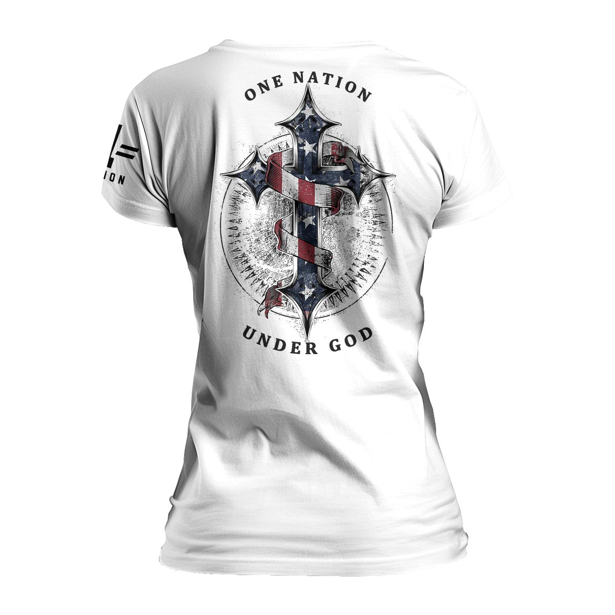 One Nation Under God: Light Women&#39;s Relaxed Fit