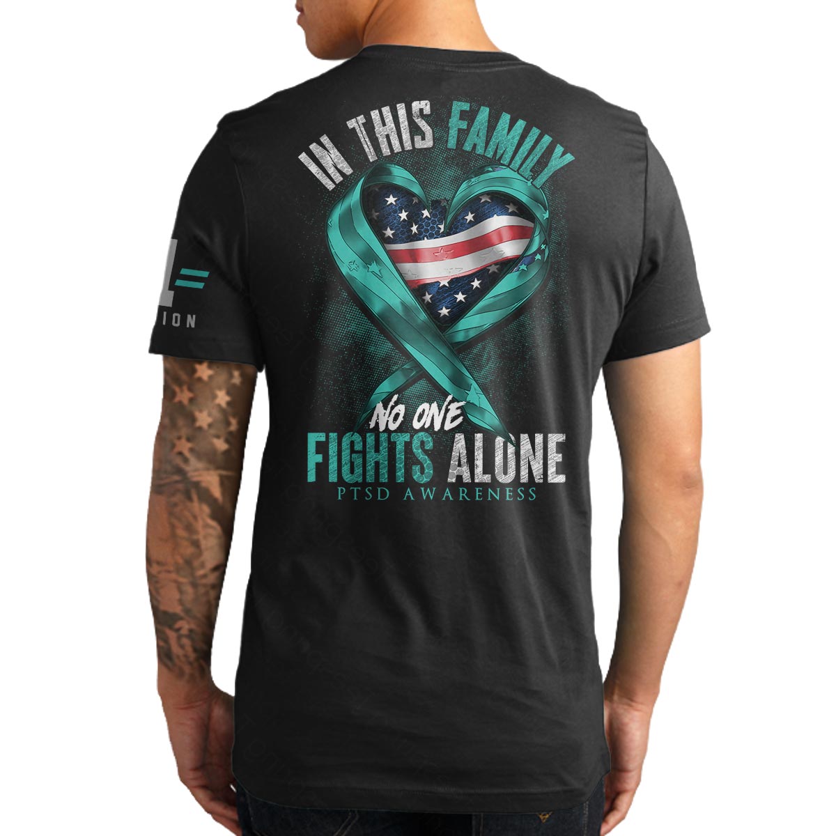 PTSD Awareness: Ribbon Heart