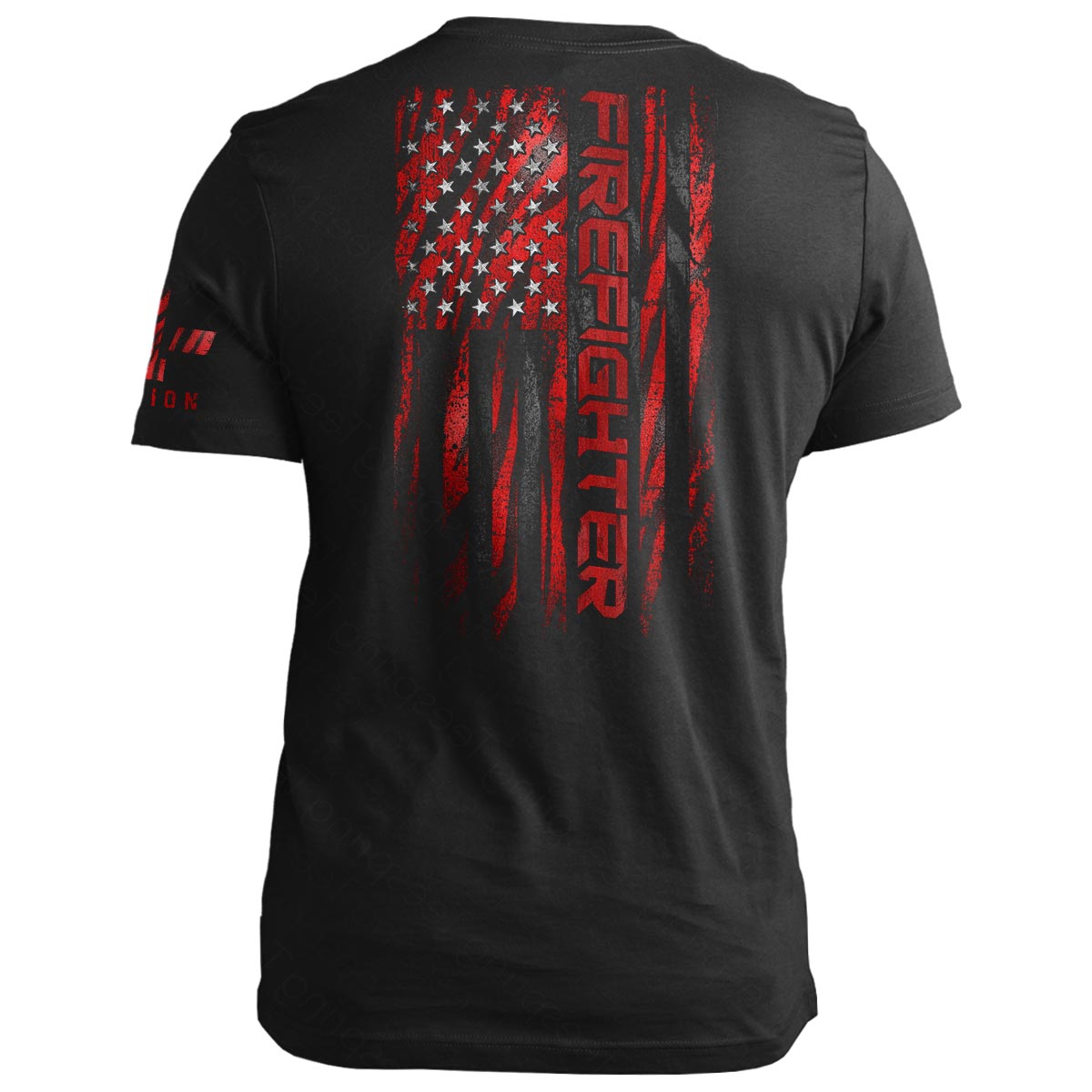 Firefighter Red Tiger American Flag