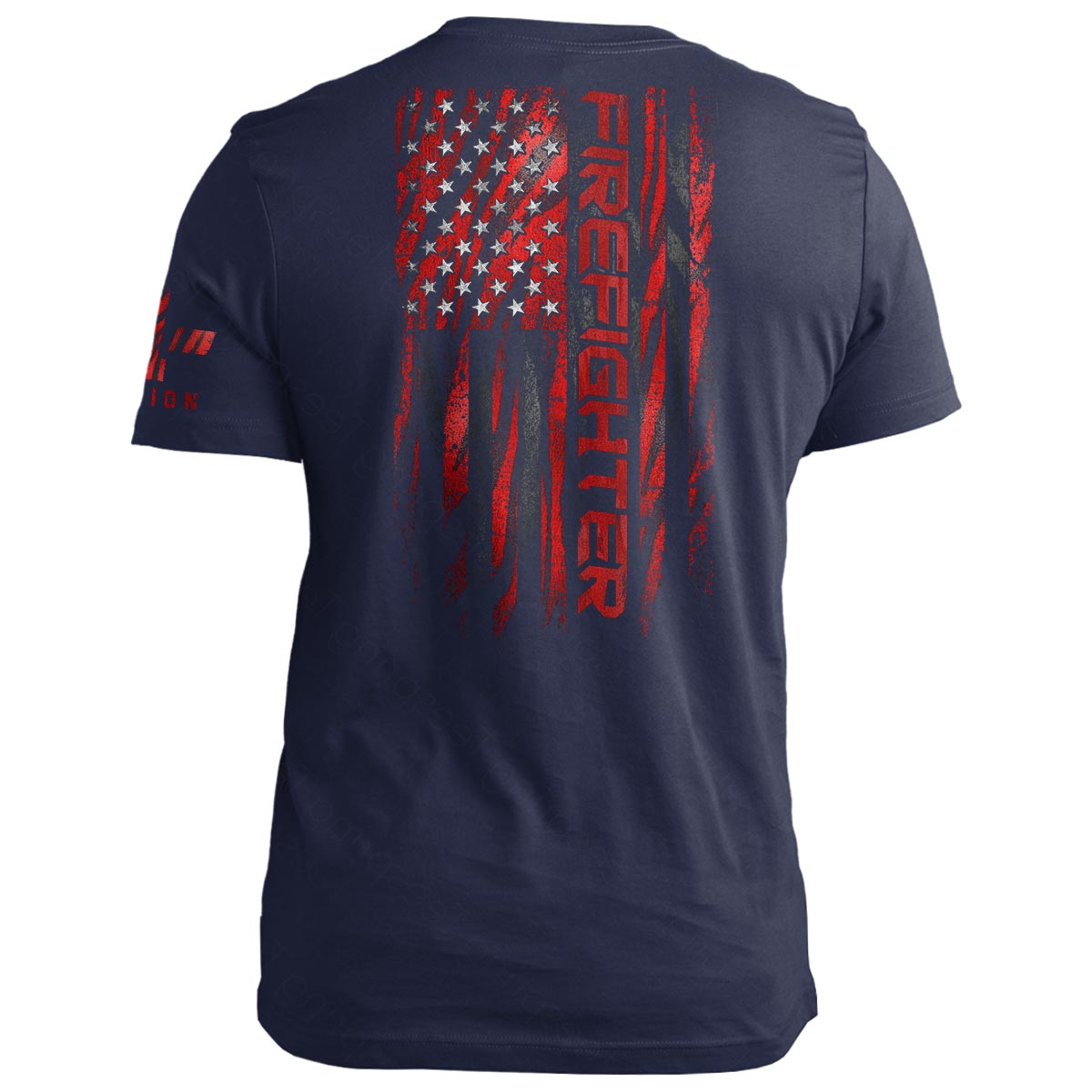 Firefighter Red Tiger American Flag