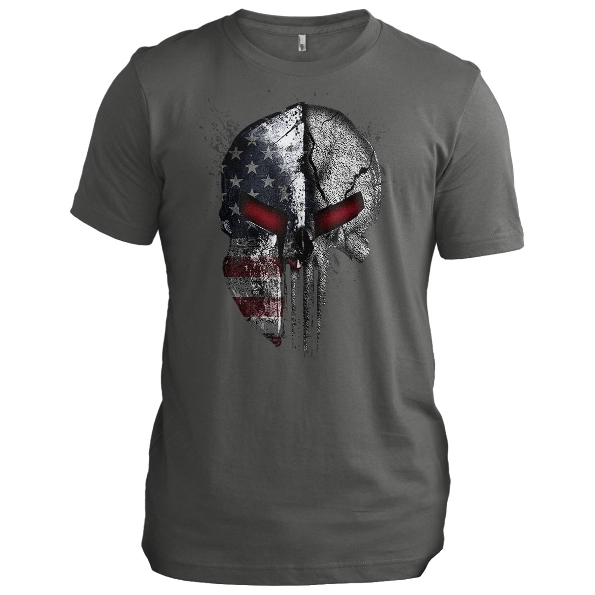 American Flag Skull Spartan