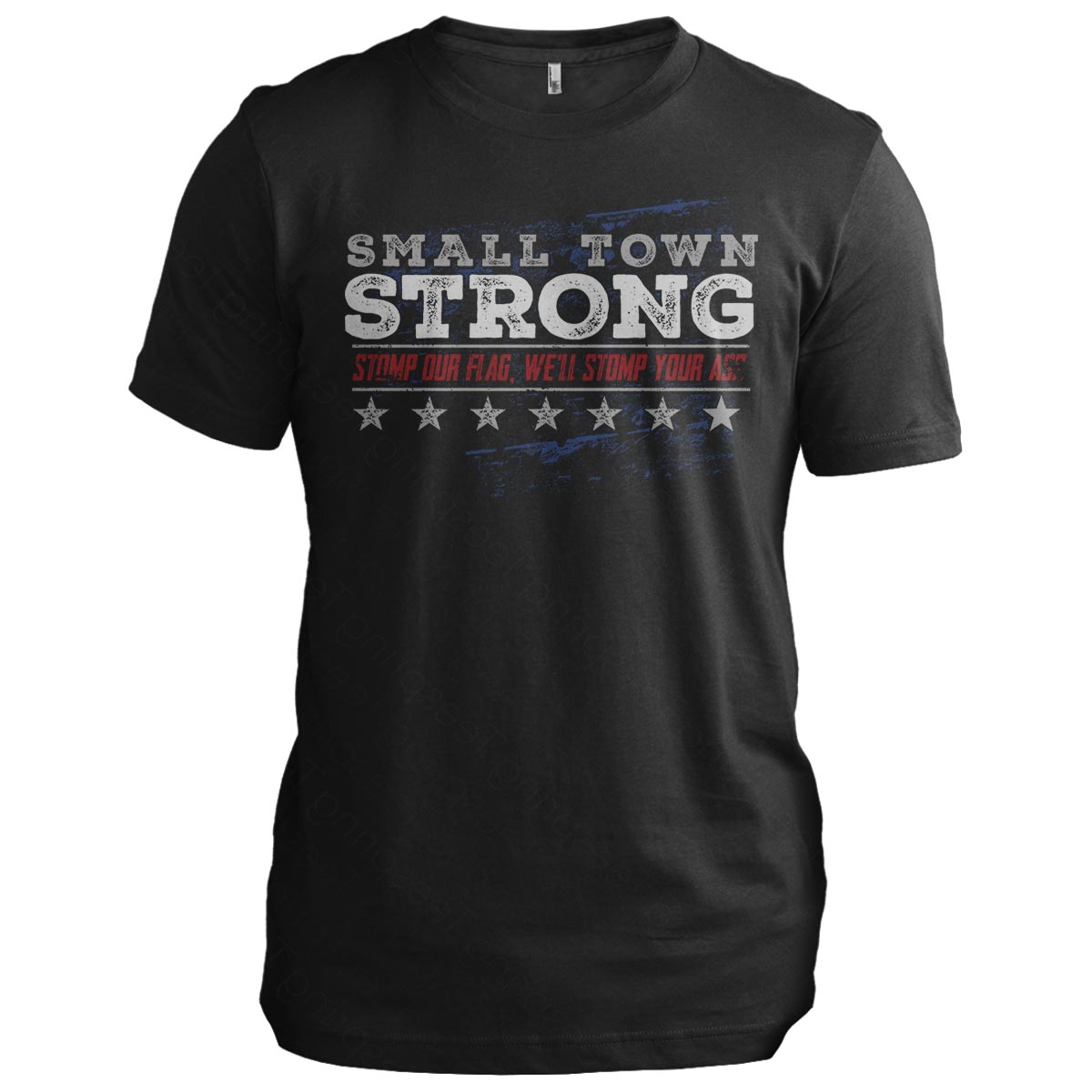 Small Town Strong: Stomp our flag...