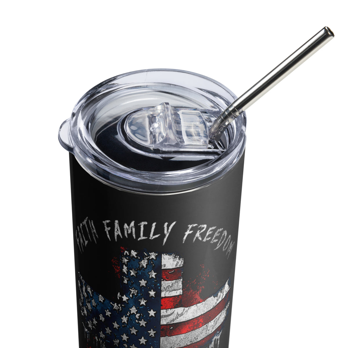 Faith Family Freedom Tumbler