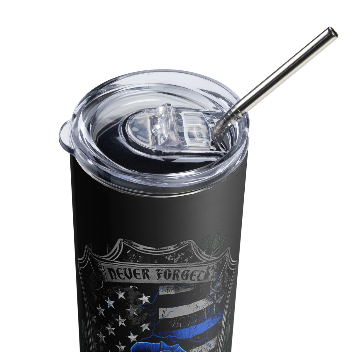 Never Forget Rose Shield Tumbler