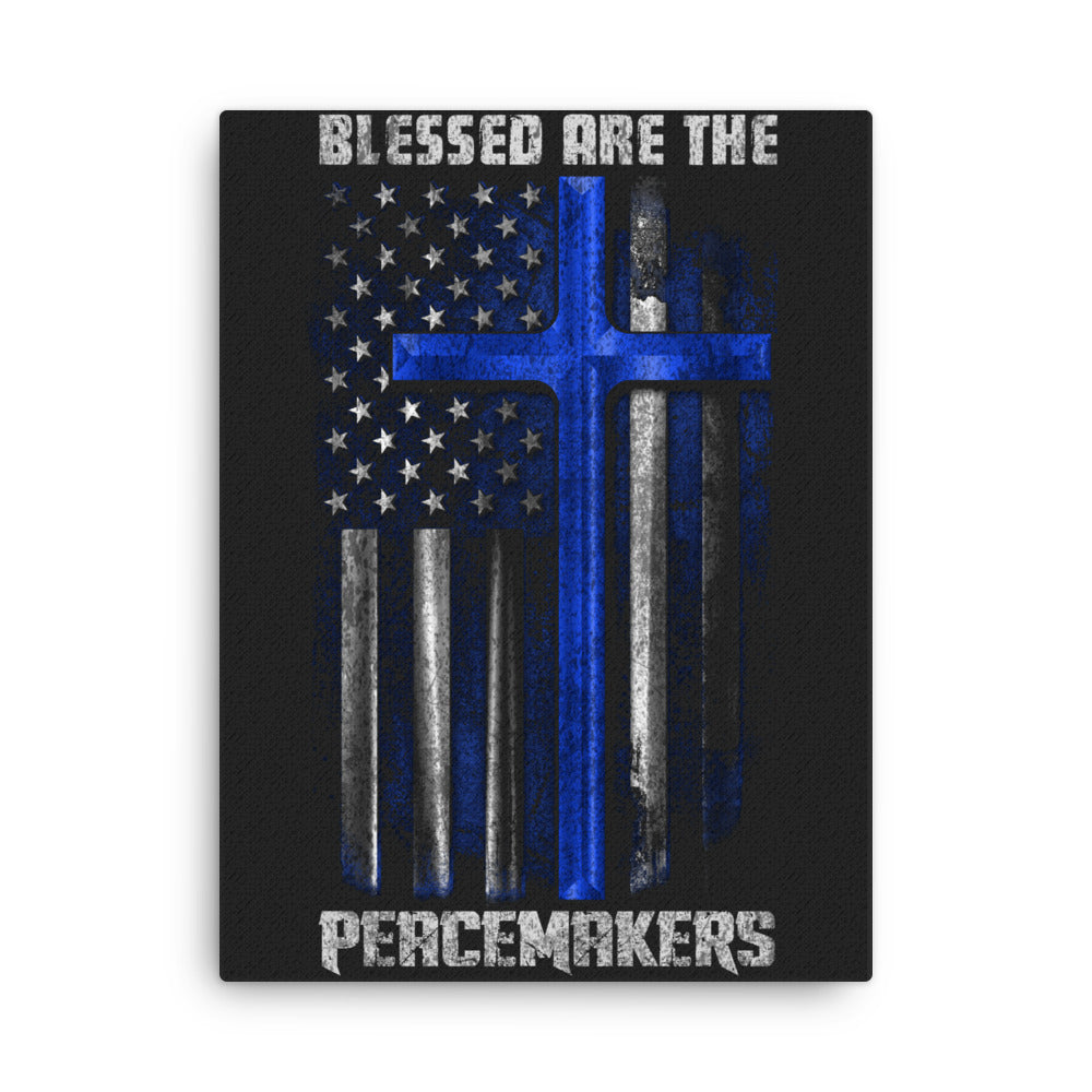 Blessed Are The Peacemakers Metal Canvas