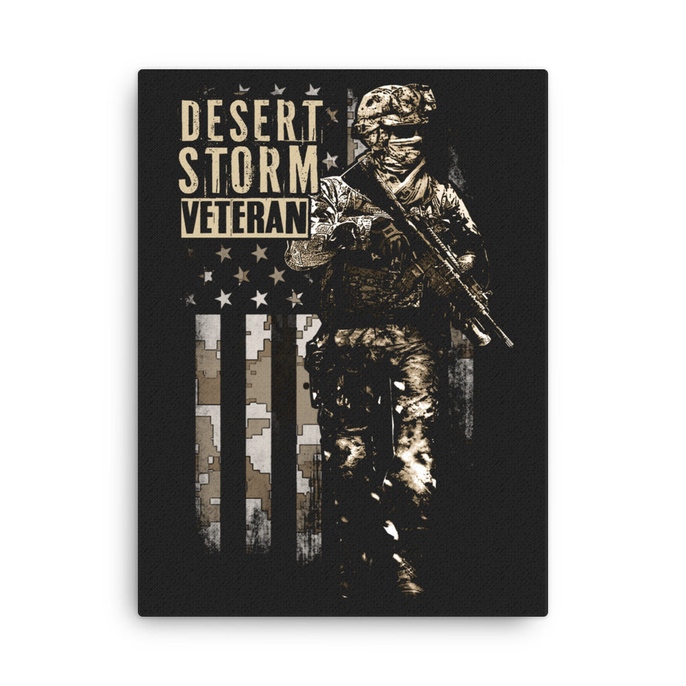 Desert Storm Veteran Canvas