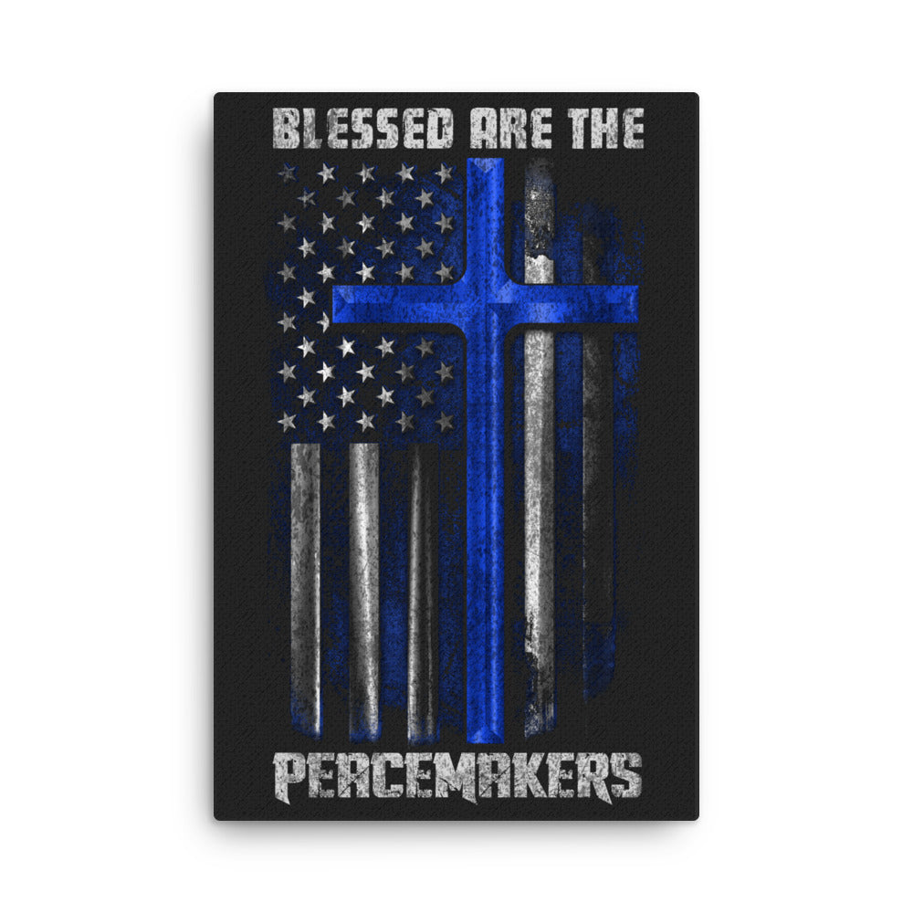 Blessed Are The Peacemakers Metal Canvas