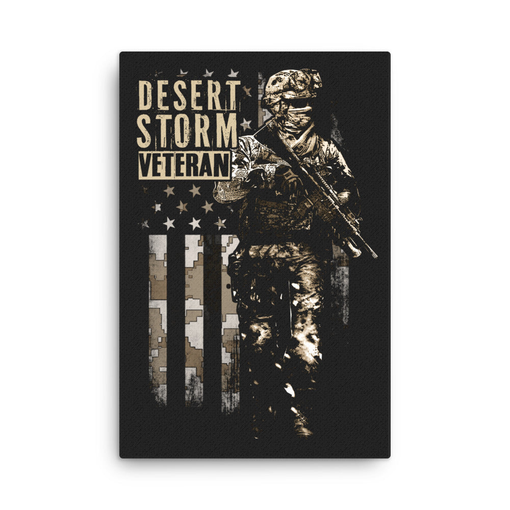 Desert Storm Veteran Canvas