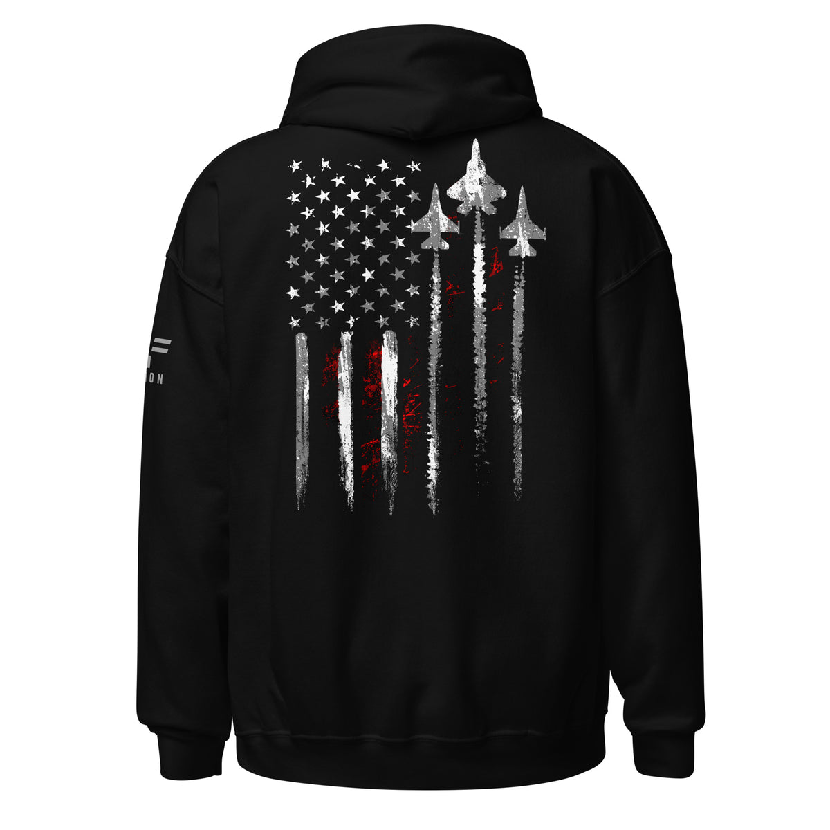 Fighter Jet Flag Hoodie