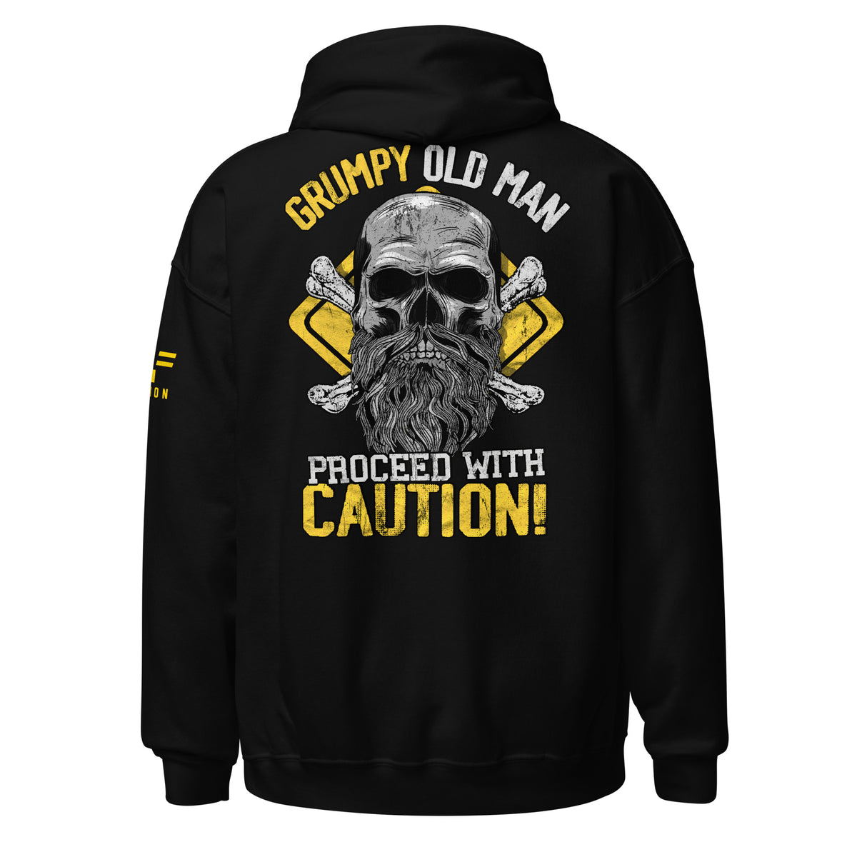 Caution: Grumpy Old Man Hoodie