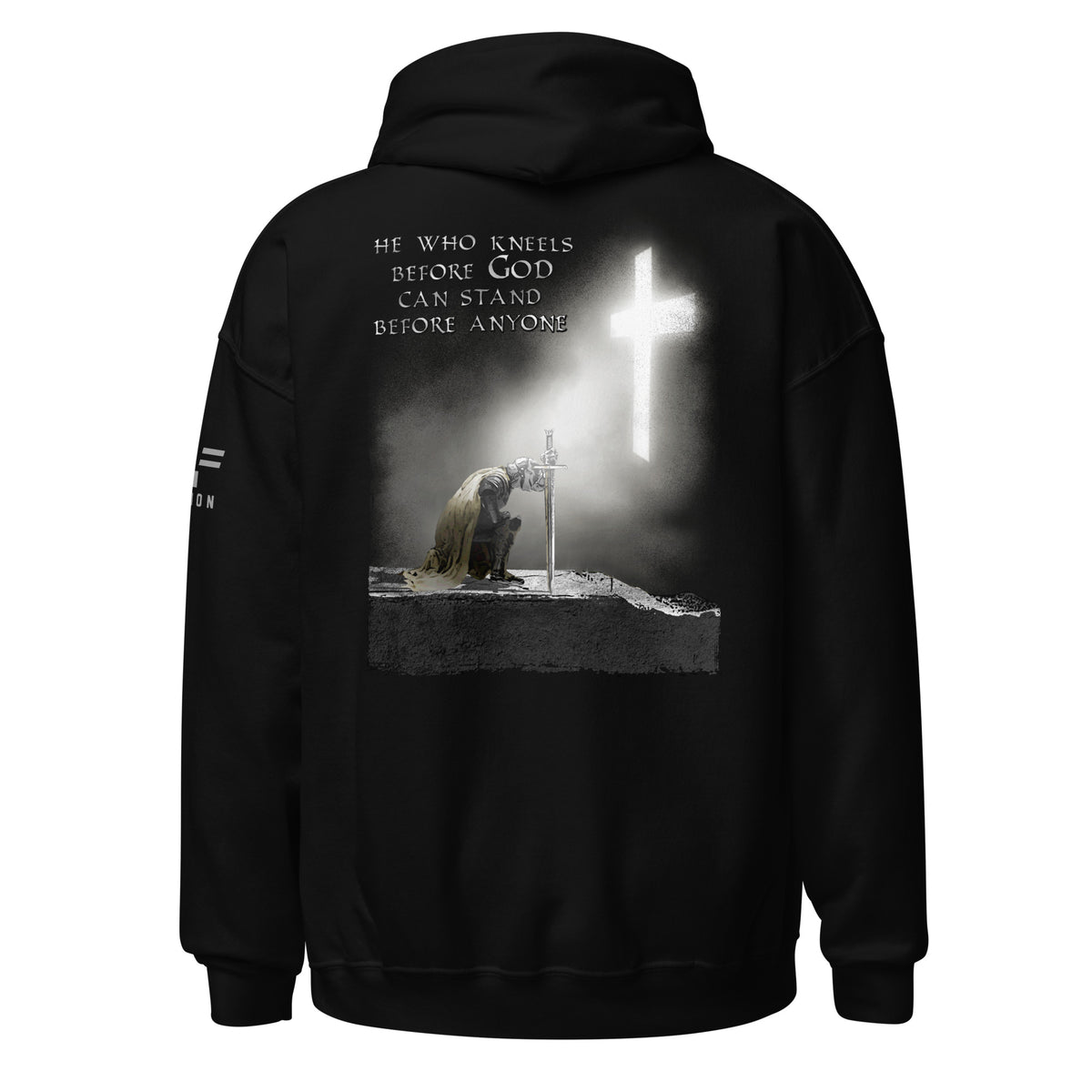 Kneel Before God. Stand Before Anyone Hoodie