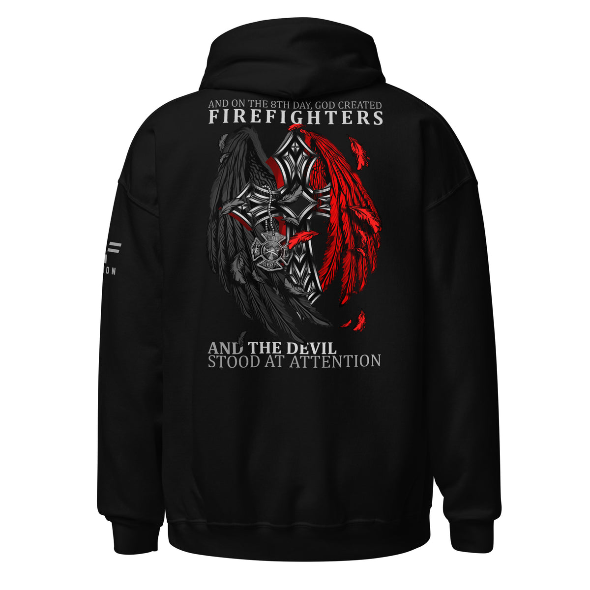 God Created Firefighters Hoodie