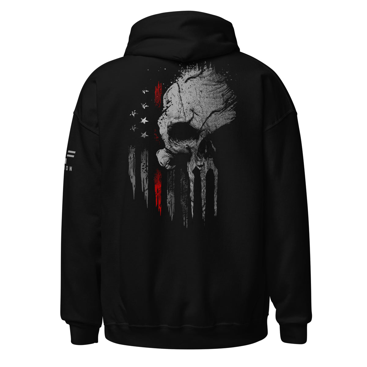 Vert Skull Thin Red Line Hoodie