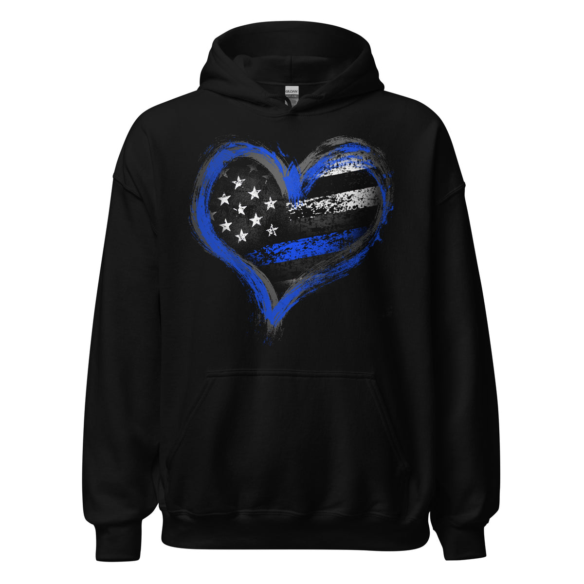 Thin Blue Line Heart 2.0 Hoodie