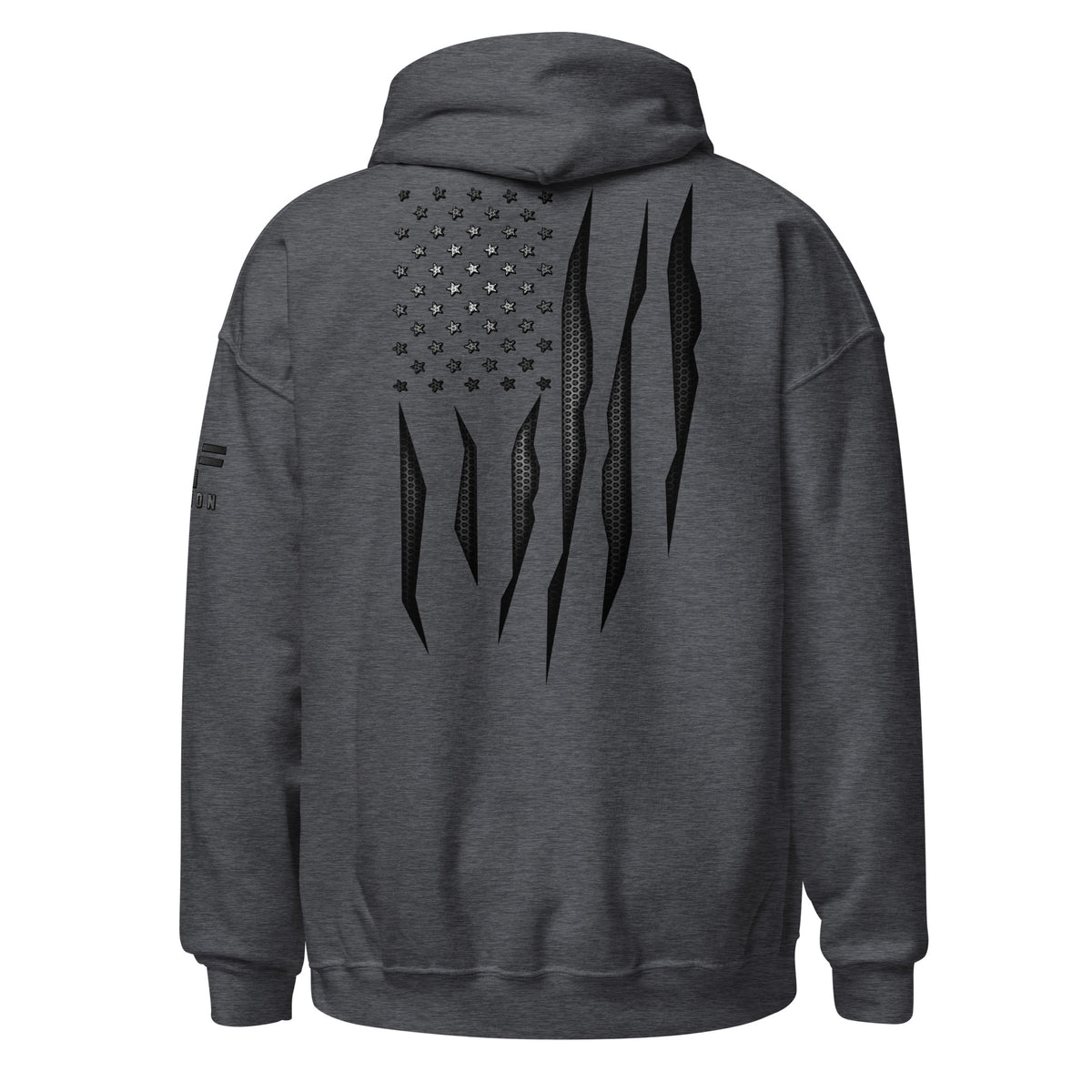 Carbon Onyx American Flag Hoodie