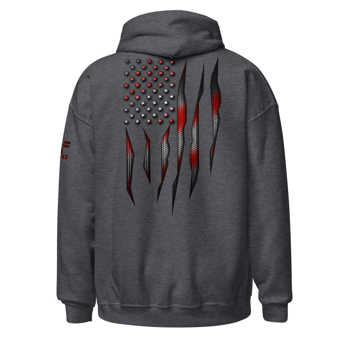 Red Devil Carbon Onyx American Flag Hoodie