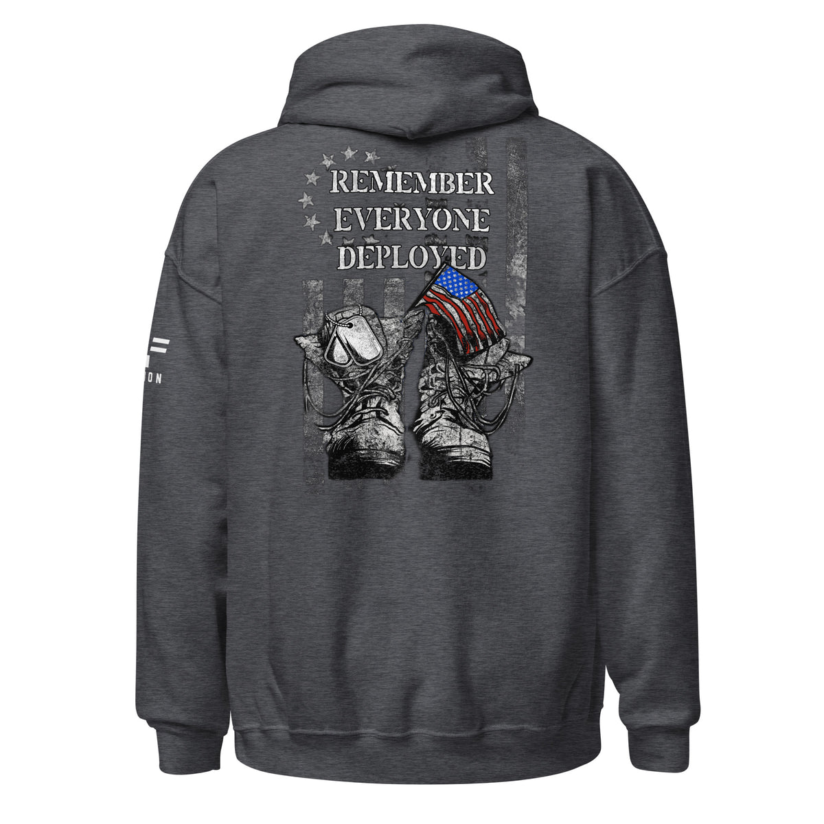 Remember Everyone Deployed Dirty Hoodie
