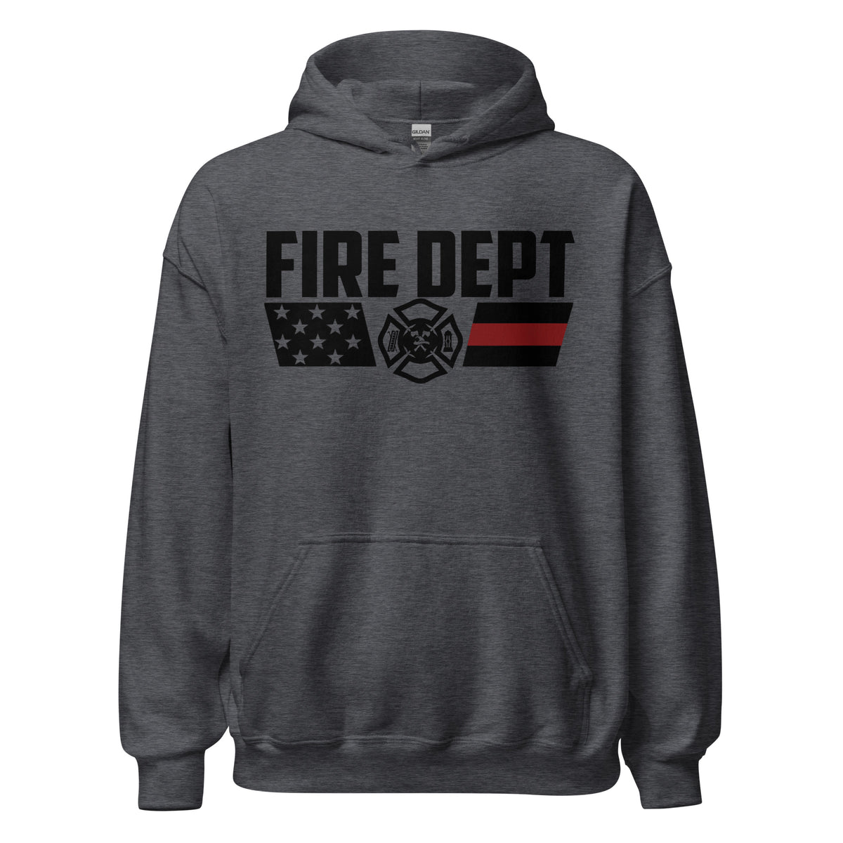 Firefighter Charcoal Hoodie