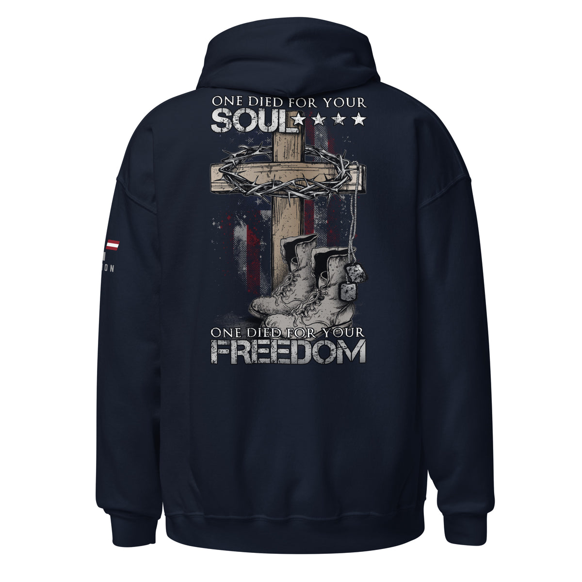 Jesus and the Soldier Hoodie