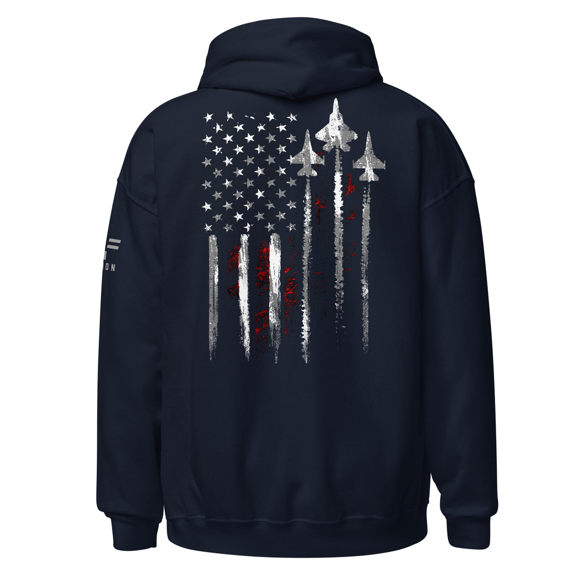 Fighter Jet Flag Hoodie