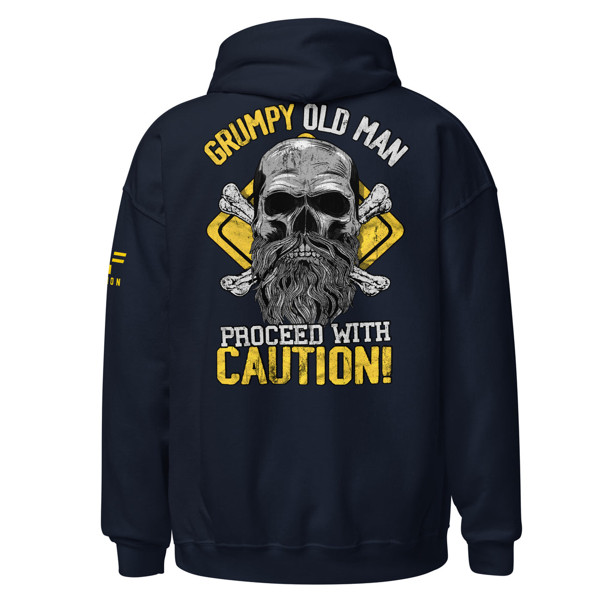 Caution: Grumpy Old Man Hoodie