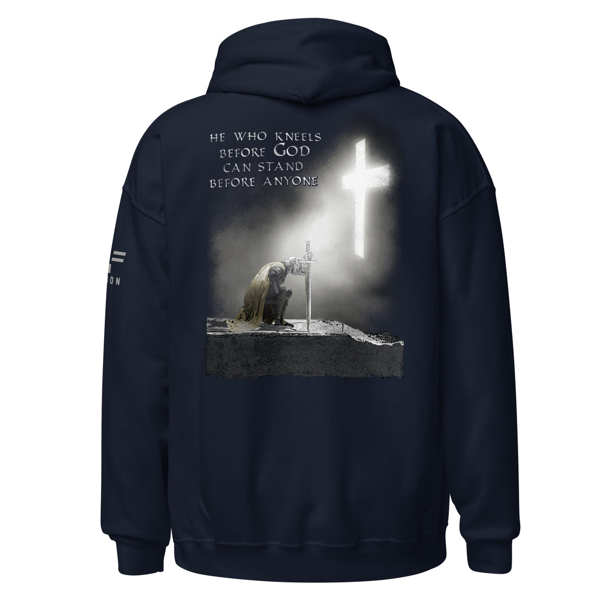 Kneel Before God. Stand Before Anyone Hoodie