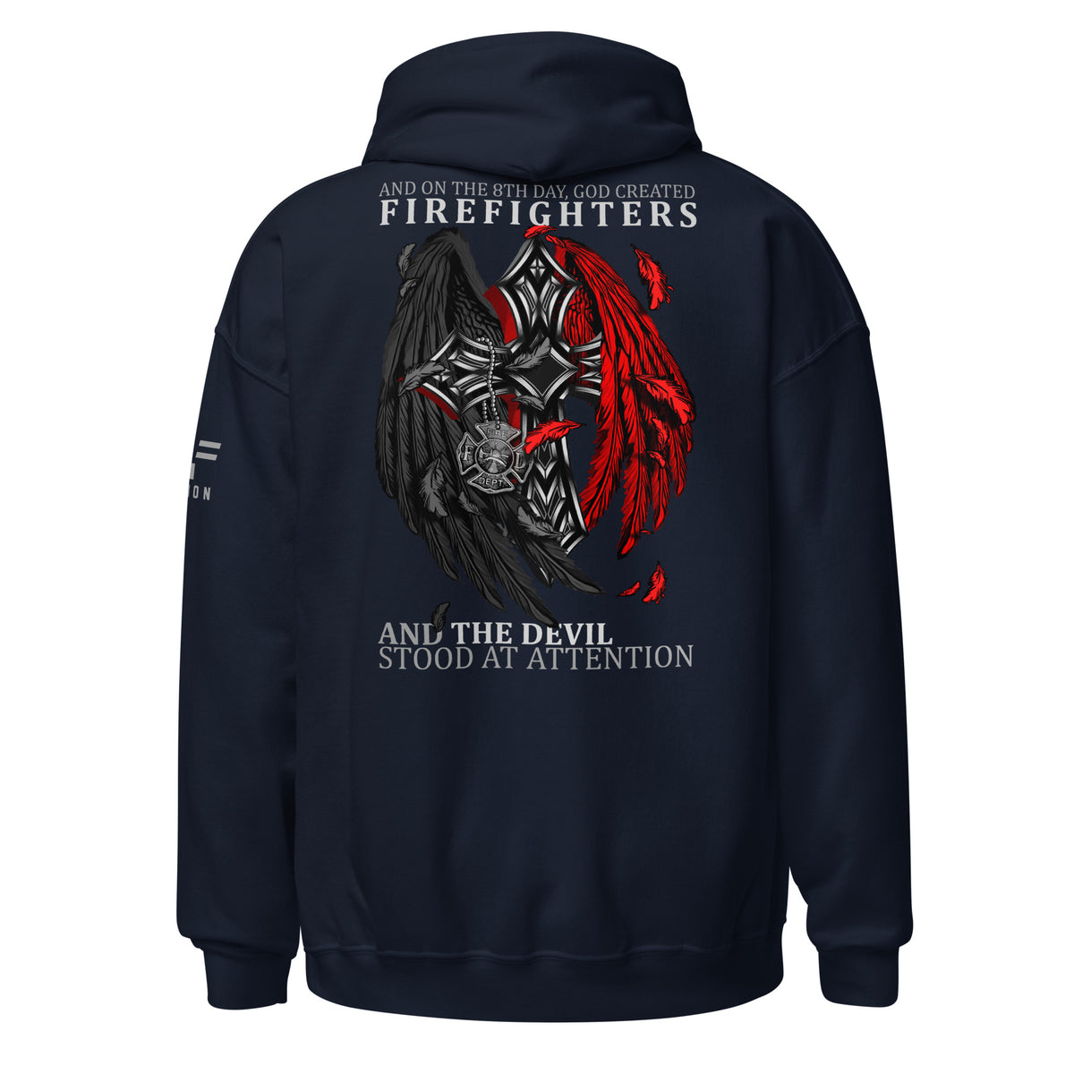 God Created Firefighters Hoodie