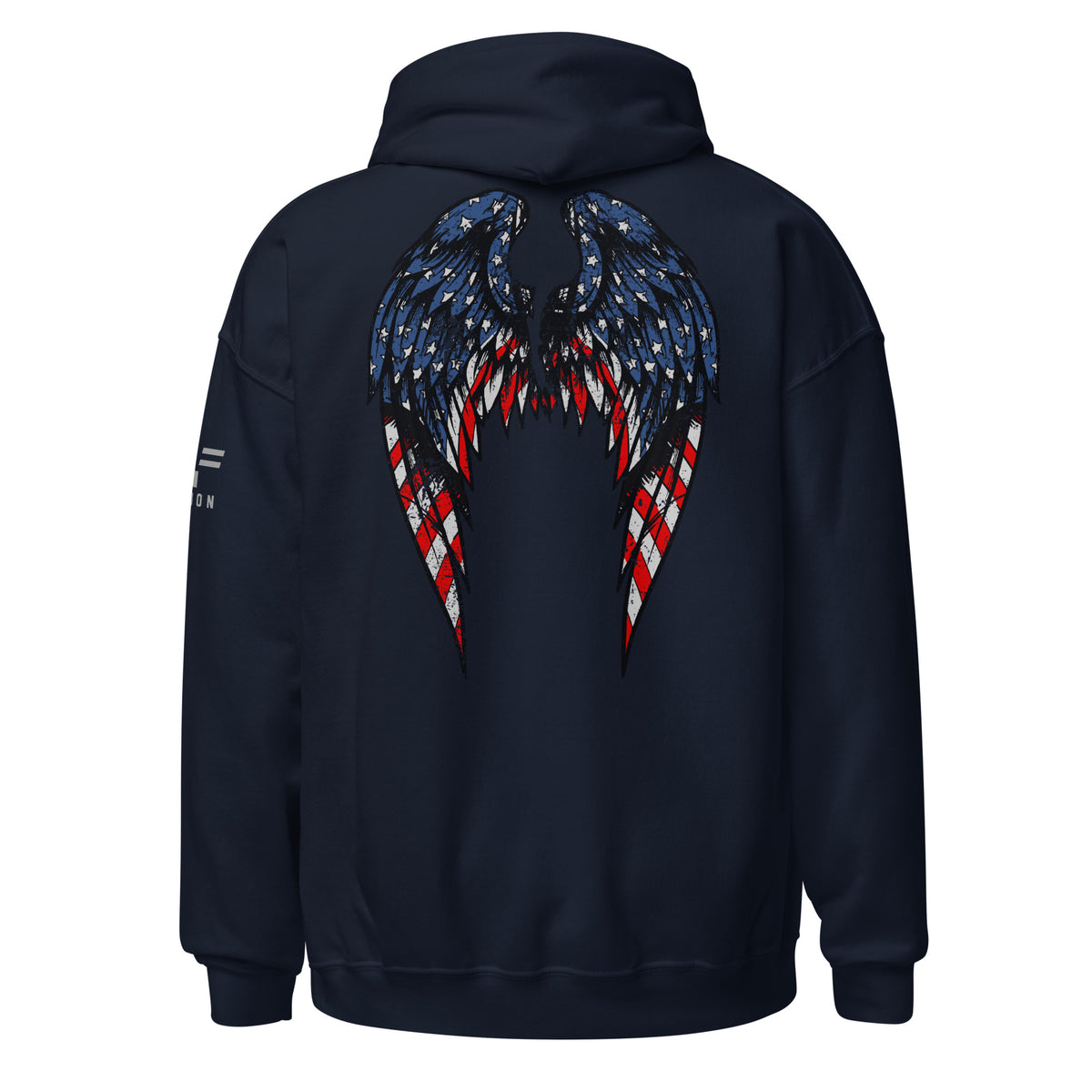 American Flag Angel Wings Hoodie