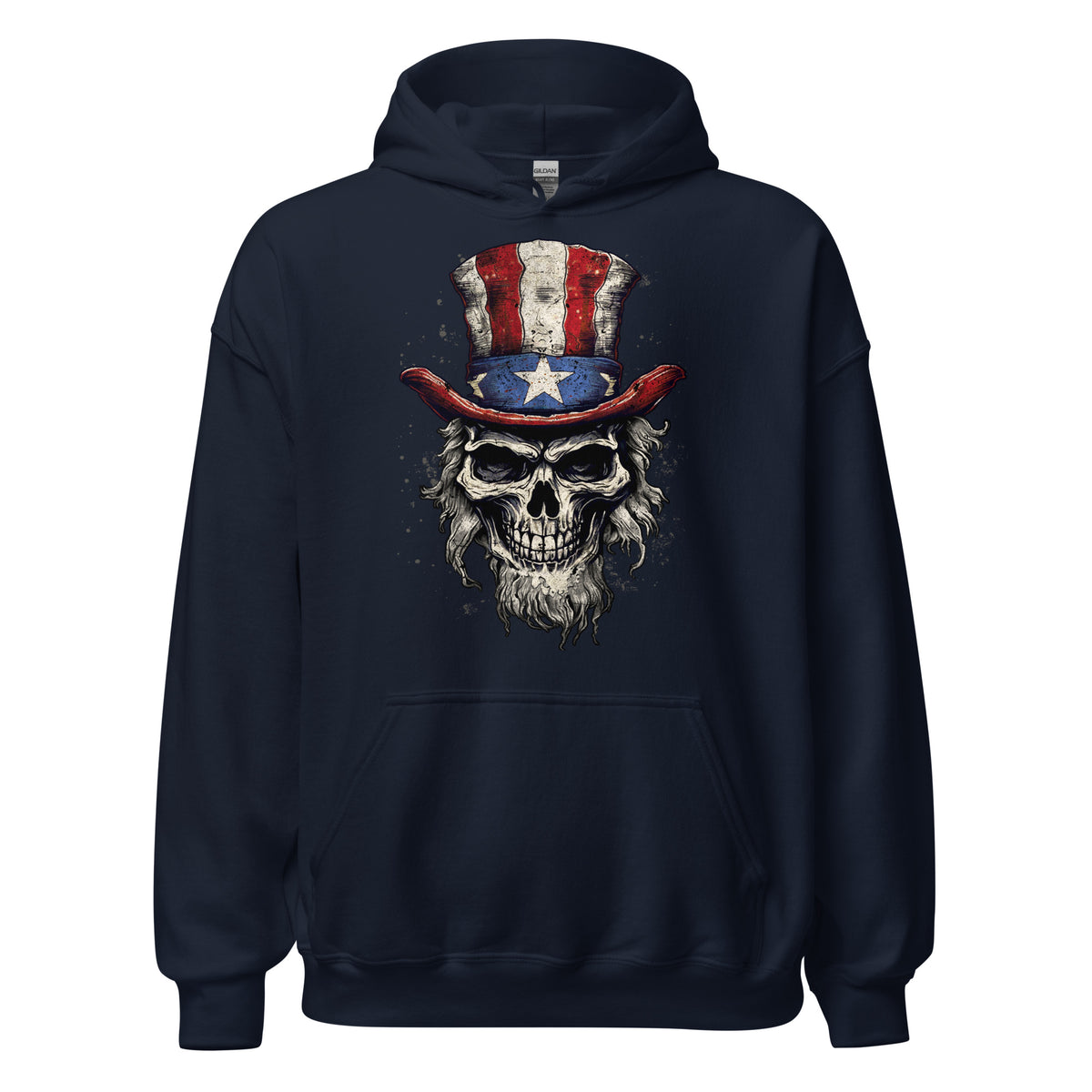 Uncle Sam Skull Hoodie