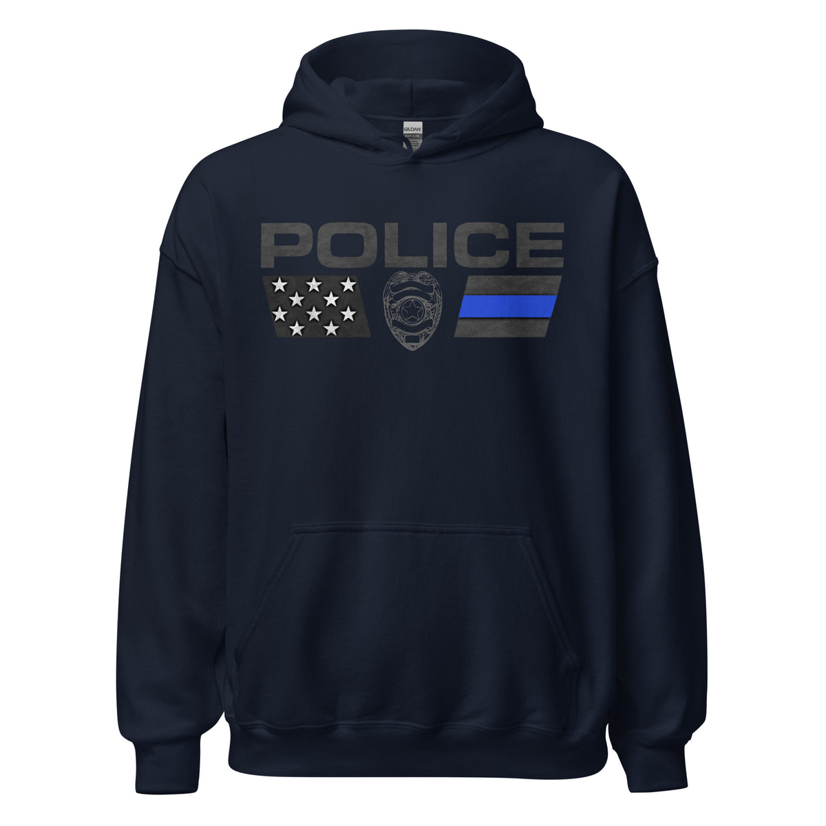 Police: Black and Blue Hoodie