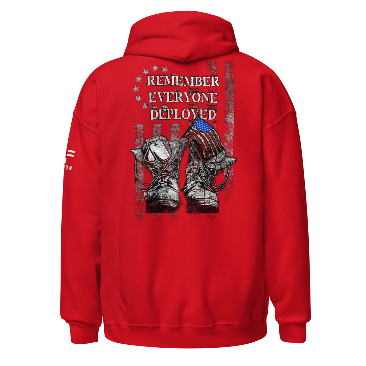 Remember Everyone Deployed Dirty Hoodie