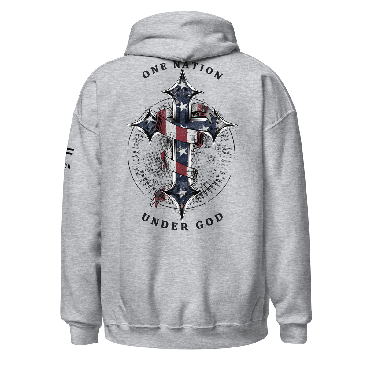 One Nation Under God: Light Hoodie