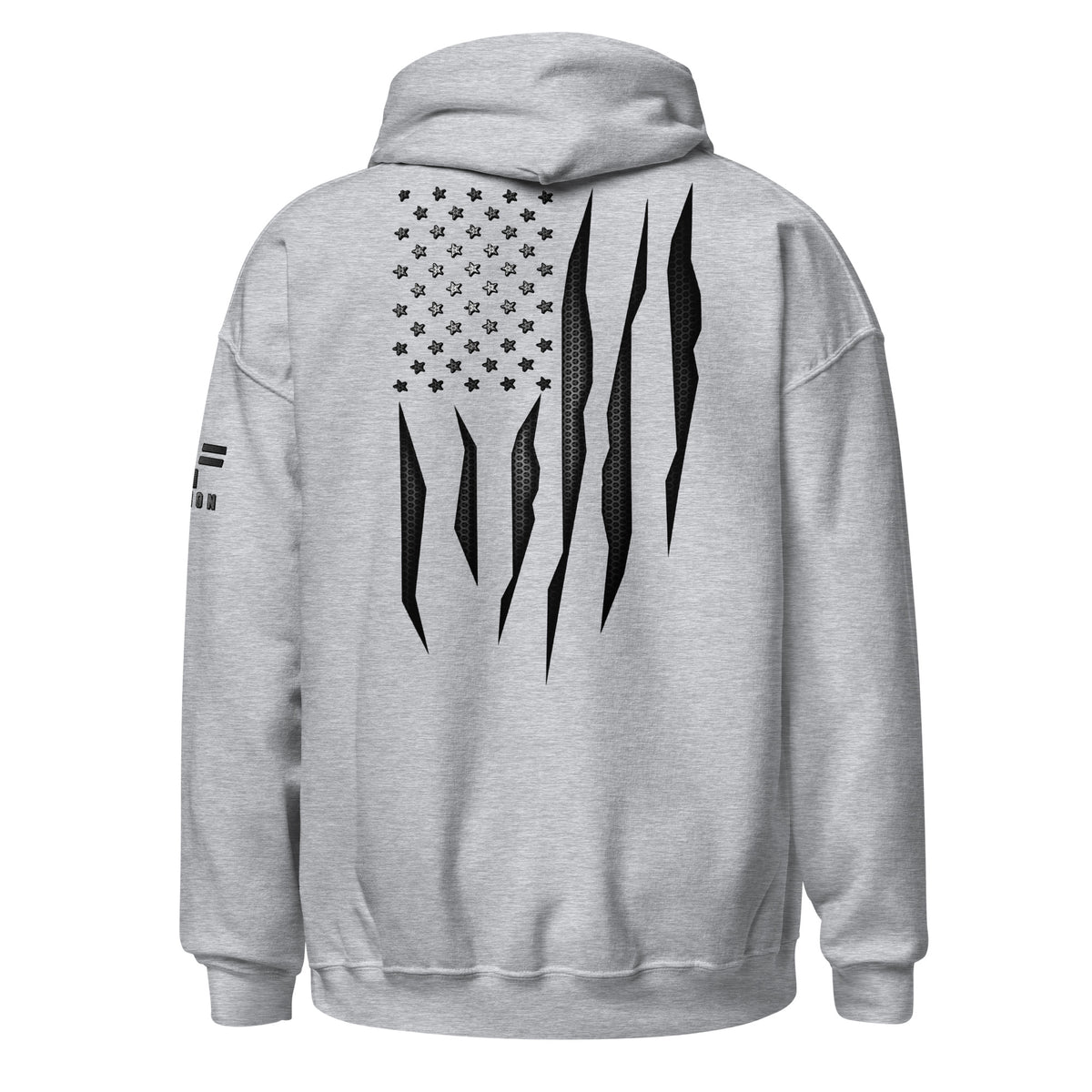 Carbon Onyx American Flag Hoodie