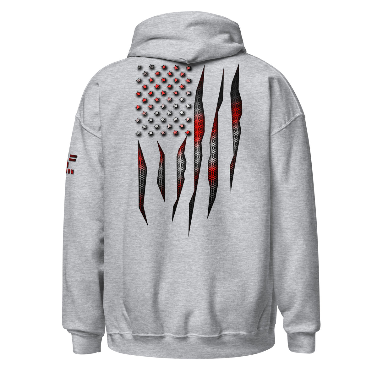 Red Devil Carbon Onyx American Flag Hoodie