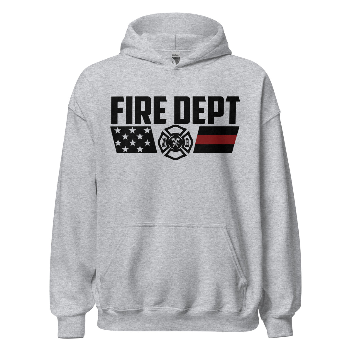 Firefighter Charcoal Hoodie