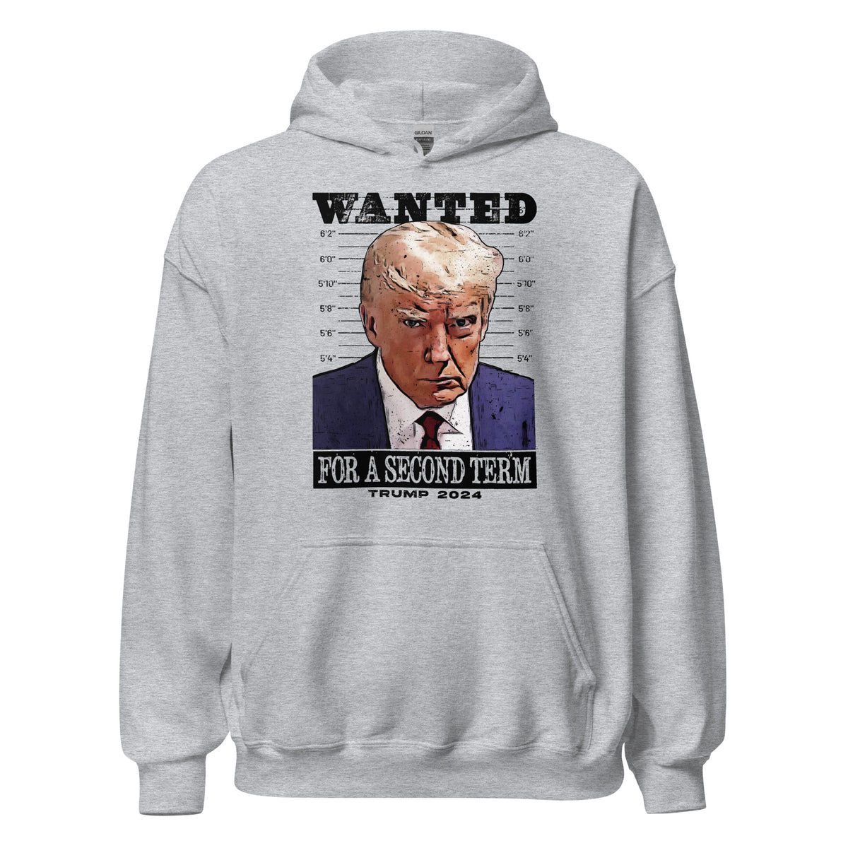 Trump 2024: WANTED Hoodie