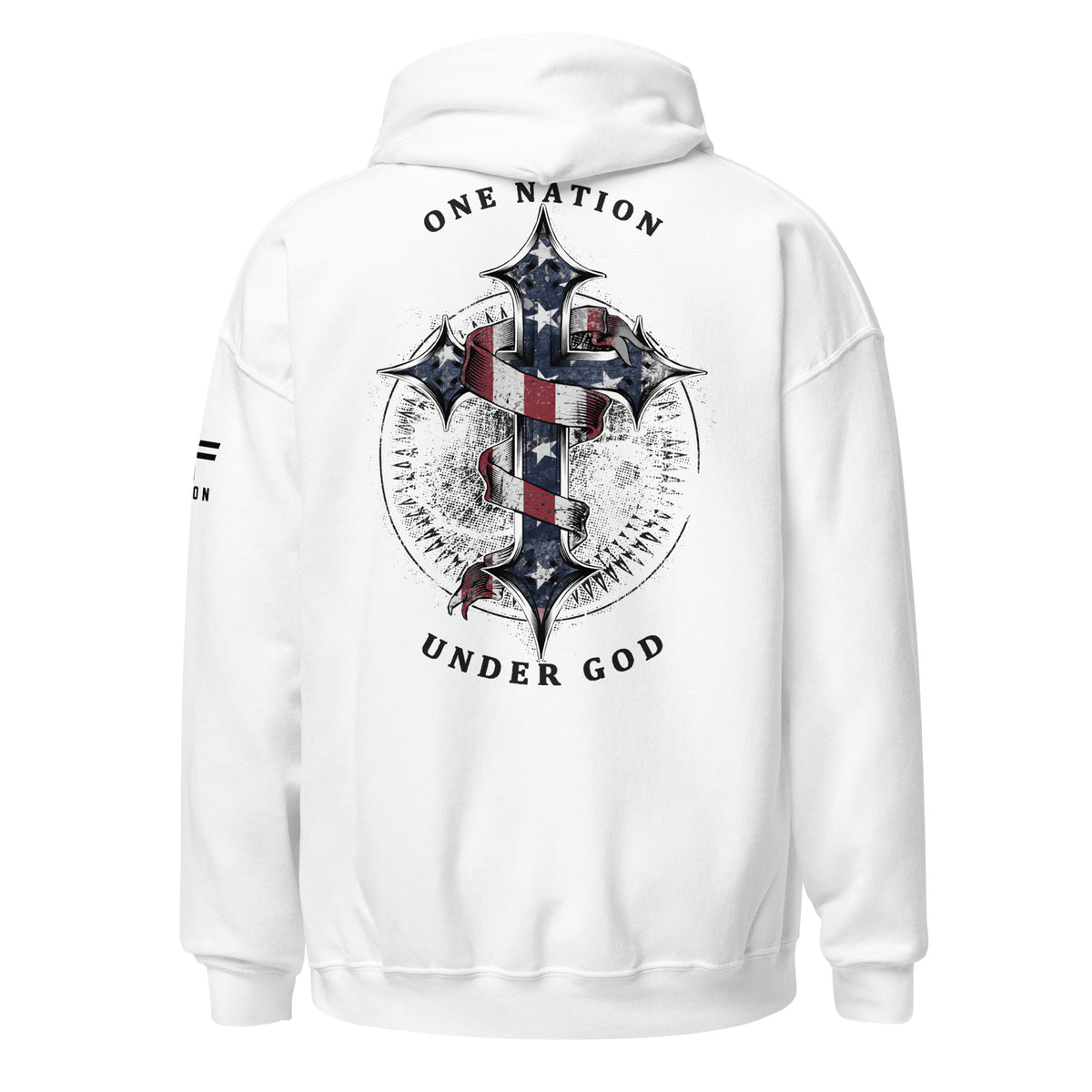One Nation Under God: Light Hoodie