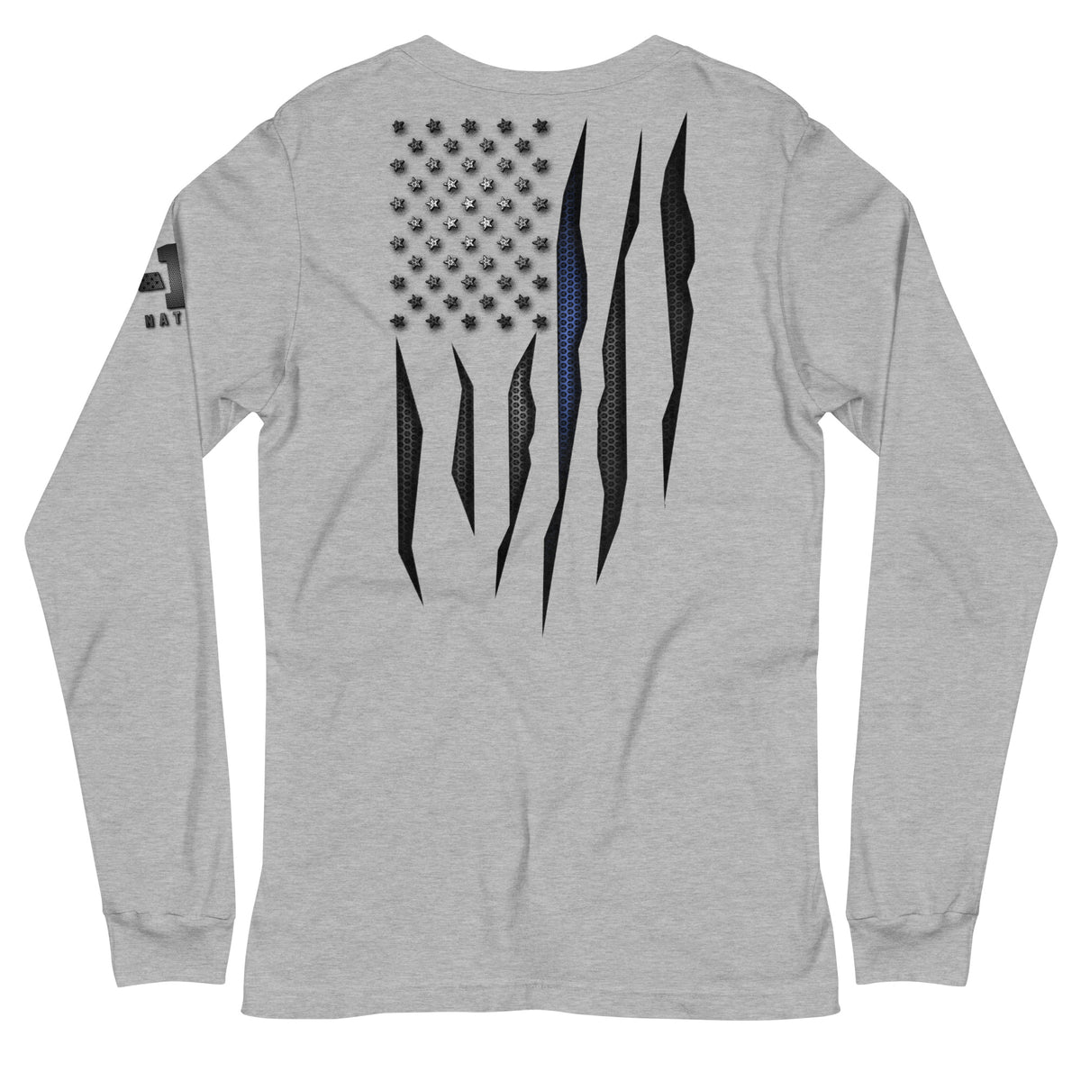 Carbon Onyx Thin Blue Line Flag Long Sleeve
