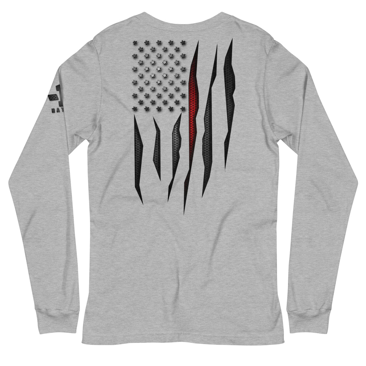 Carbon Onyx Thin Red Line Flag Long Sleeve