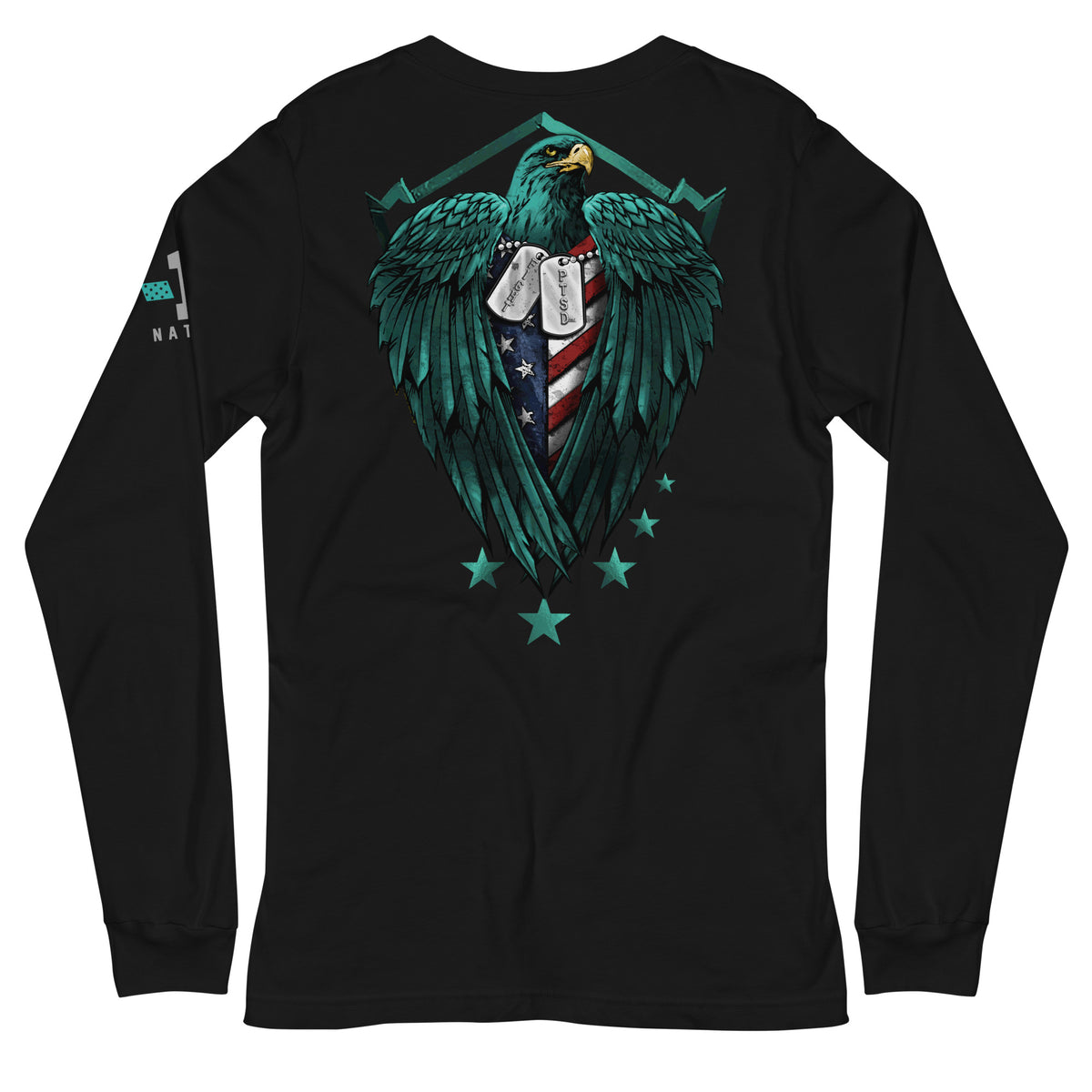 PTSD Green Eagle Long Sleeve