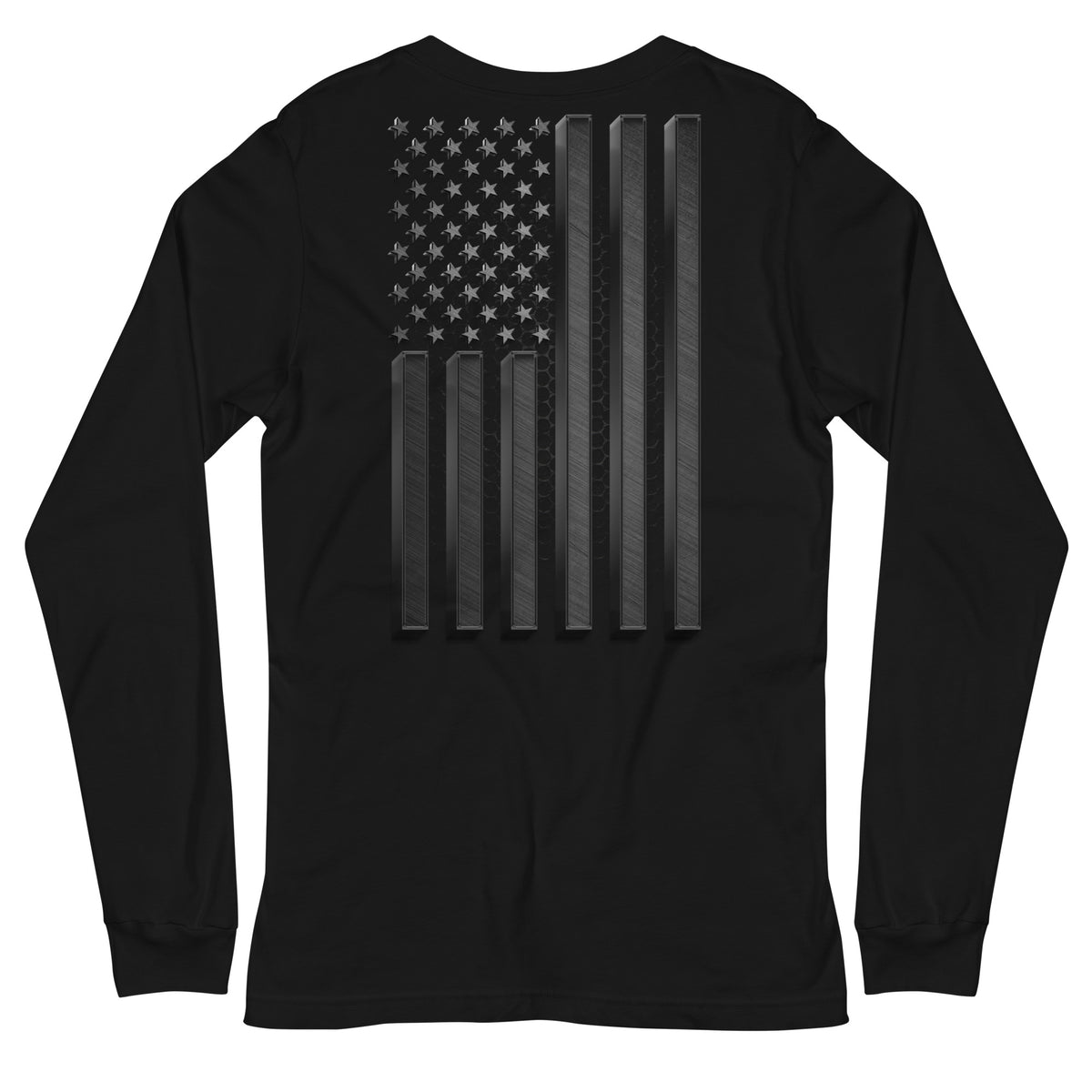 God Bless America Black Carbon Long Sleeve