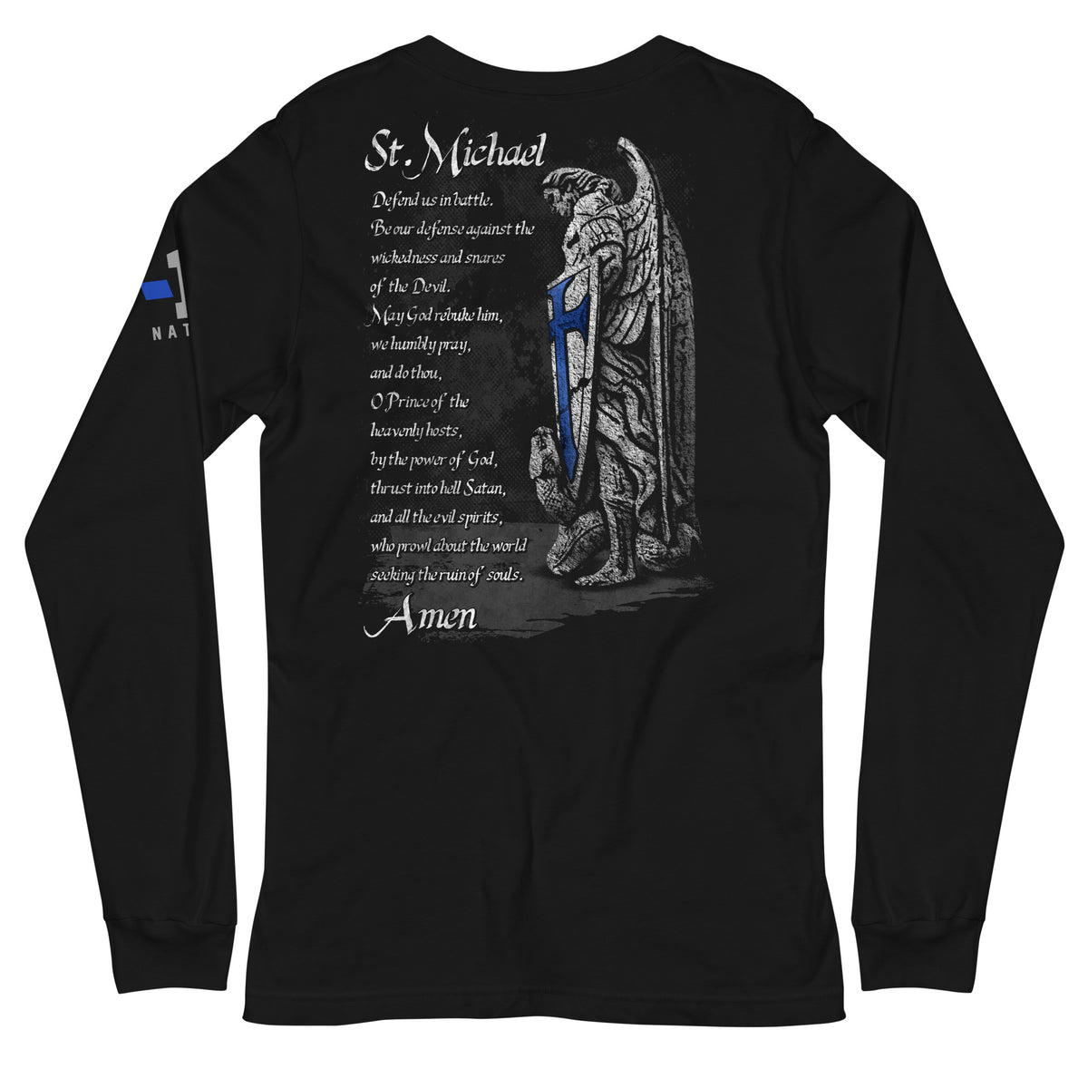Saint Michael the Archangel Prayer Long Sleeve