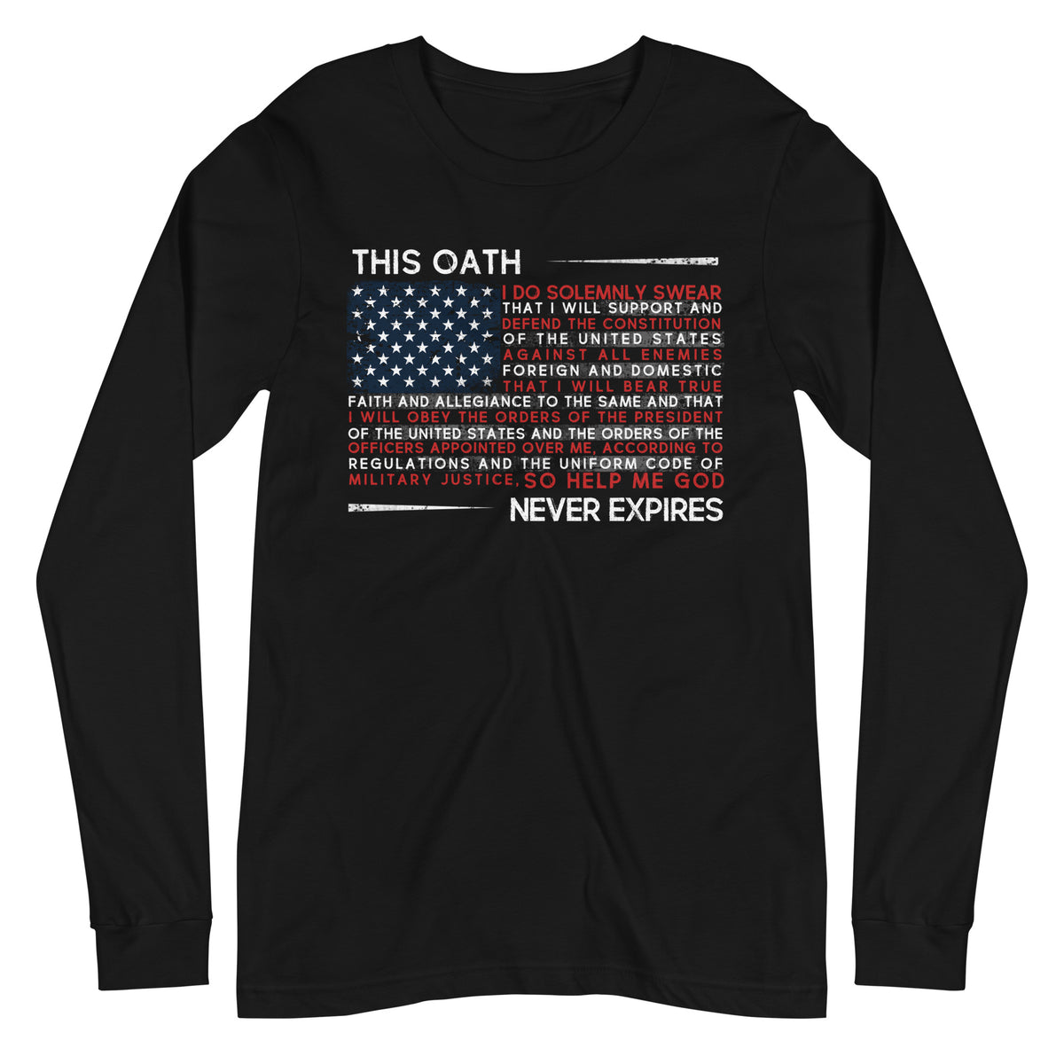 Veteran Oath Long Sleeve