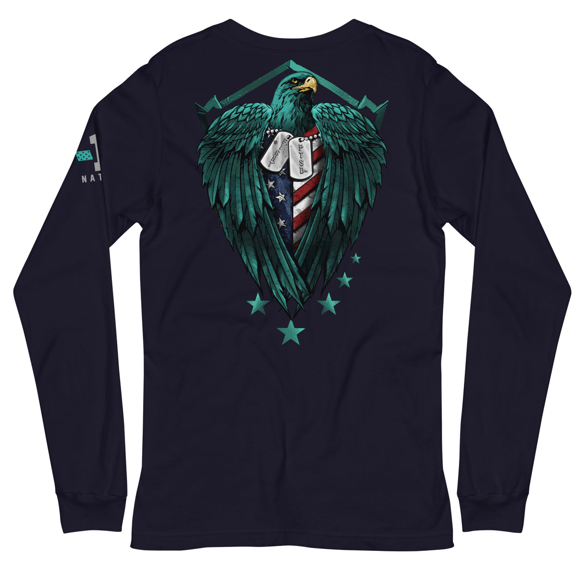 PTSD Green Eagle Long Sleeve